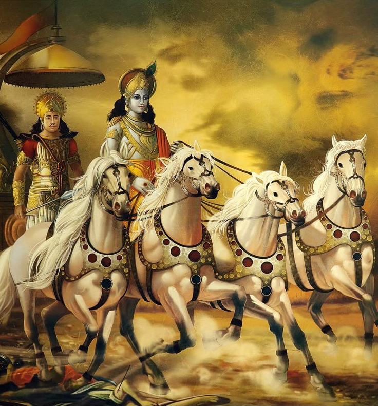 GoVrindavan-Krishna y Arjun