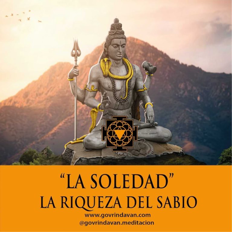 GoVrindavan blog-La soledad, la riqueza del sabio