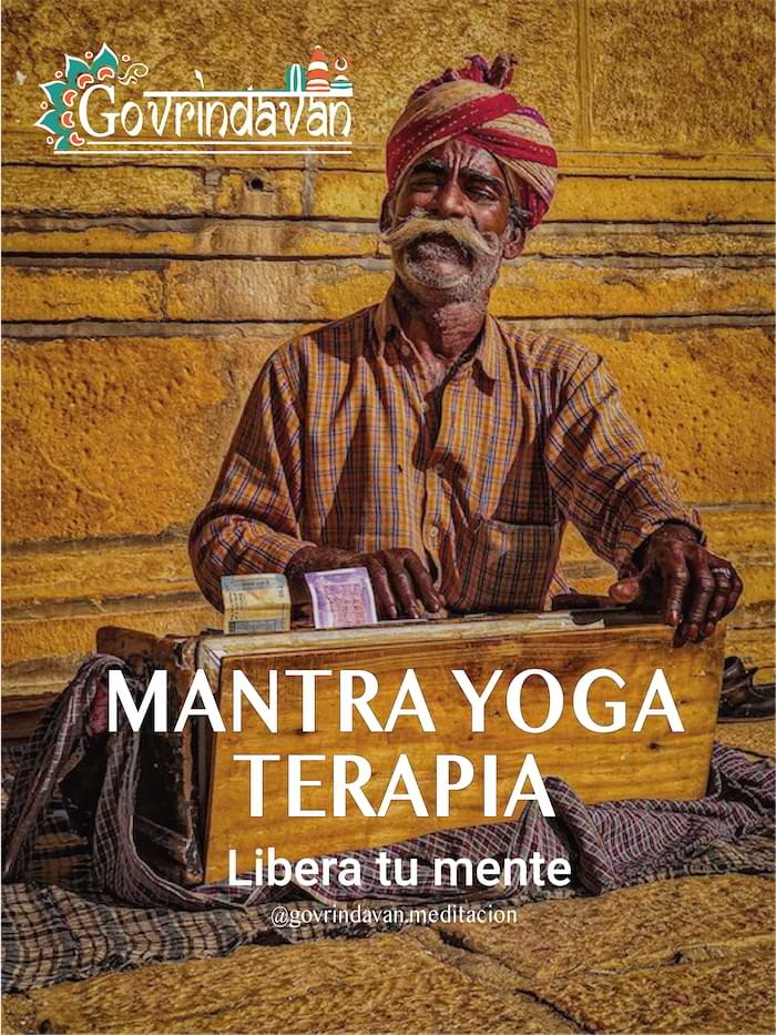 GoVrindavan-Mantra Yoga Terapia, Libera tu mente de pensamientos negativos y experimenta paz